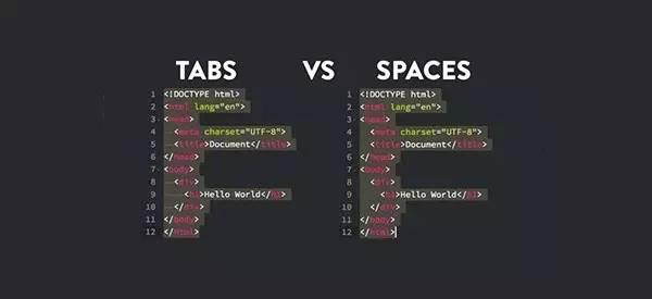 程序员变成用Tab还是空格？